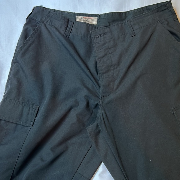 Brigade Quartermaster Combat Cloth Black Tactical Pants 36x32 - Picture 2 of 6